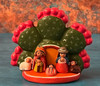 desert cactus nativity scene