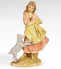 Fontanini nativity woman with pig and sheep