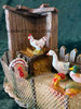 Bird shelter scene for Fontanini nativity scene