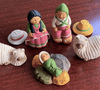 Alpaca nativity set from Peru