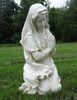 outdoor nativity set Mary