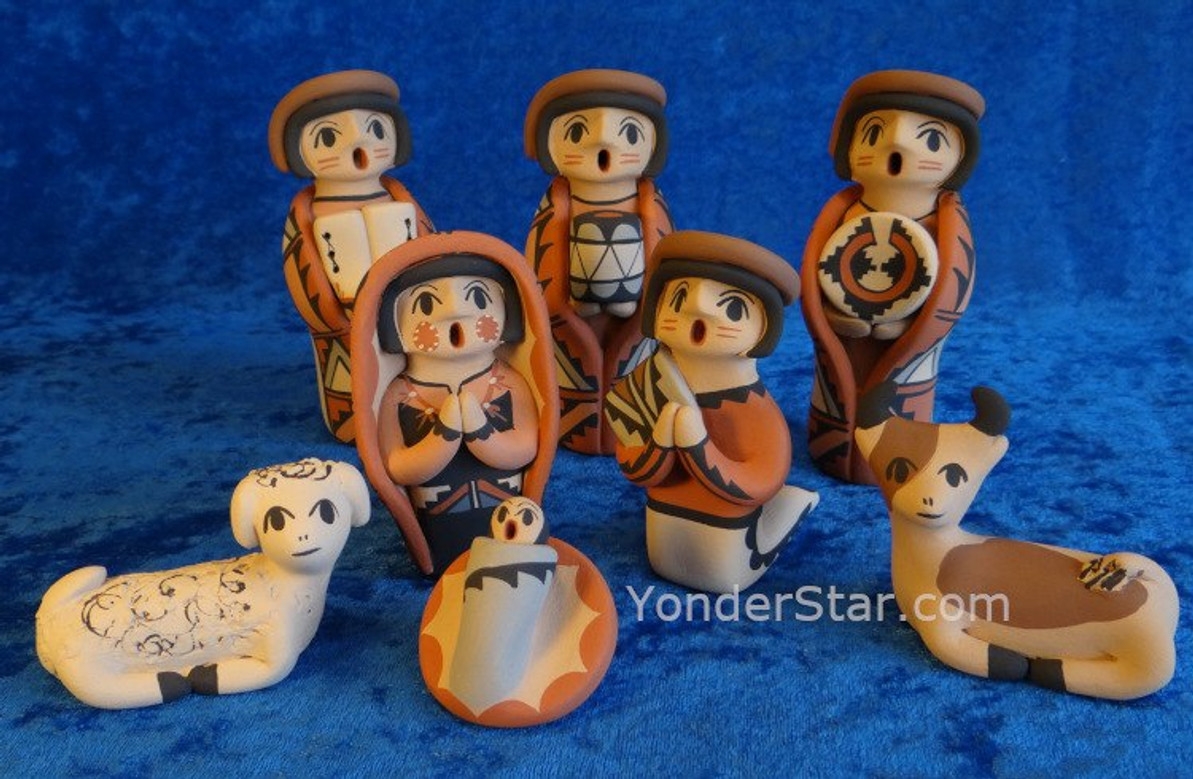 Native American Nativity Sets from Jemez Pueblo