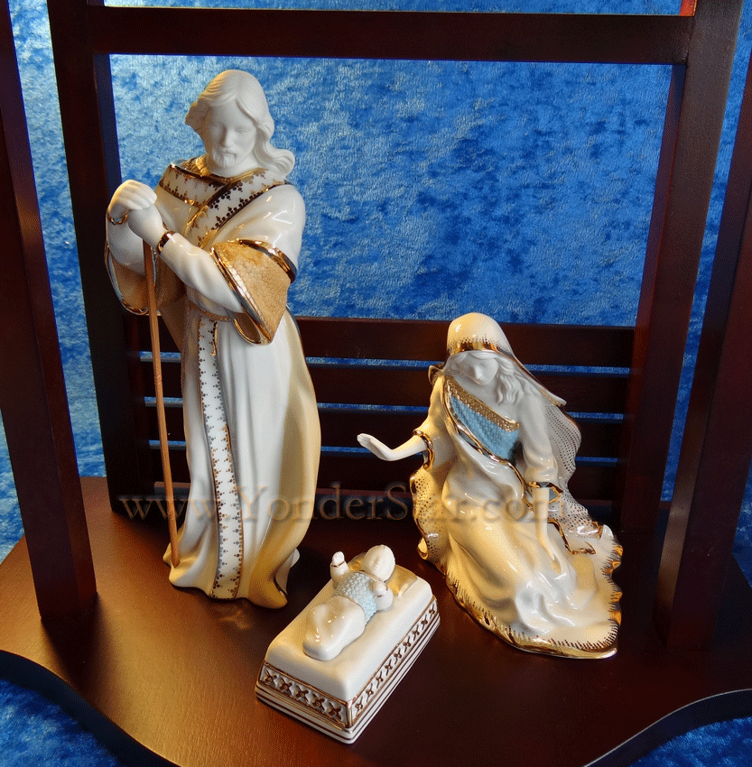 Holy Family First Blessing Lenox Nativity Set Yonder Star Christmas