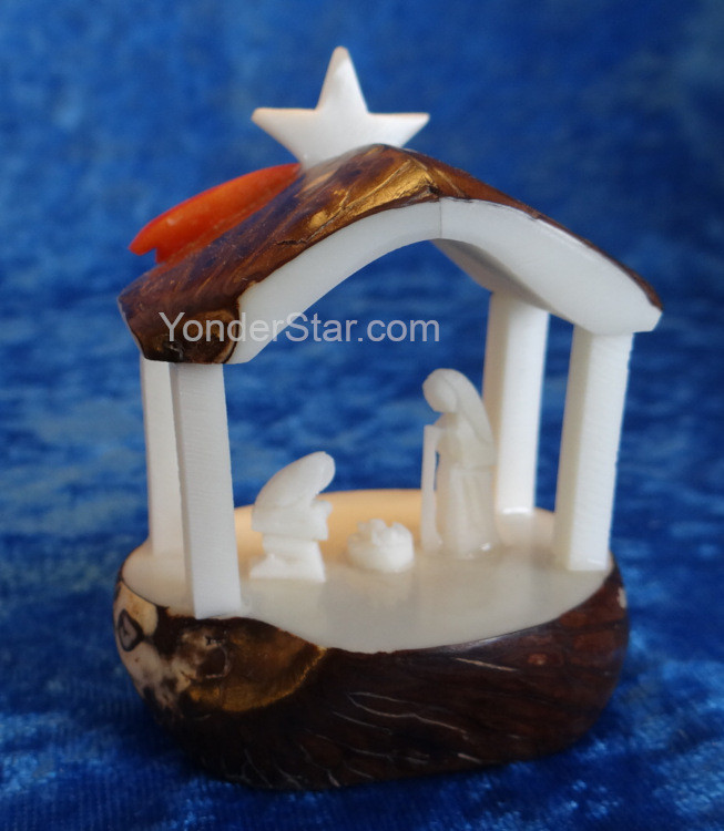 Nativity Scene in a Macadamia Nut Shell - Ecuador - Yonder Star ...