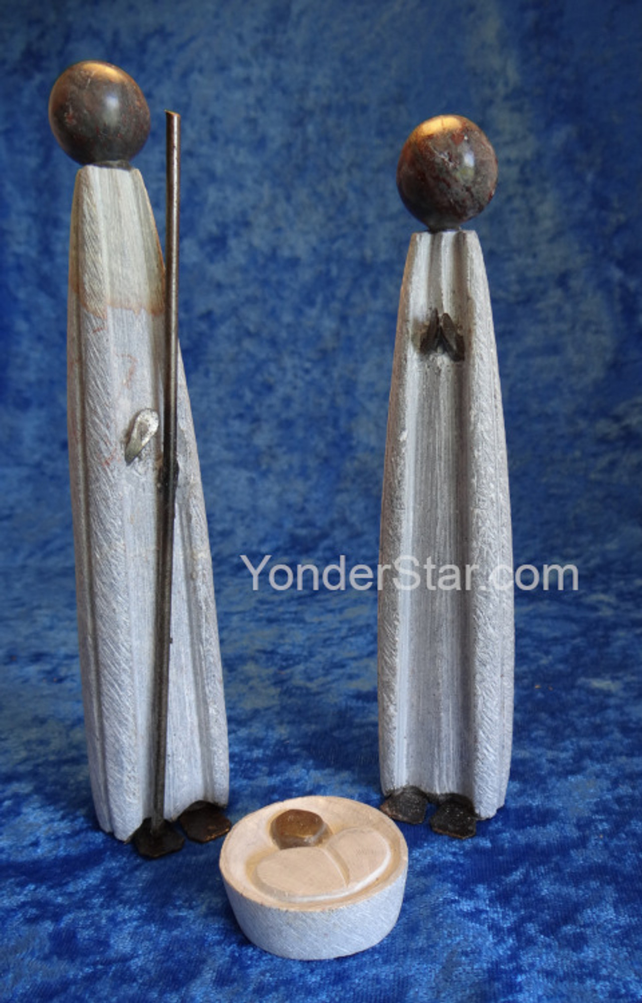 Cambodian Nativity Scene Made from Coconut Shell Yonder Star