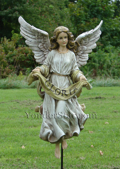 加藤日砂A window Scene Angel in Bronze Gloria Angel for 27