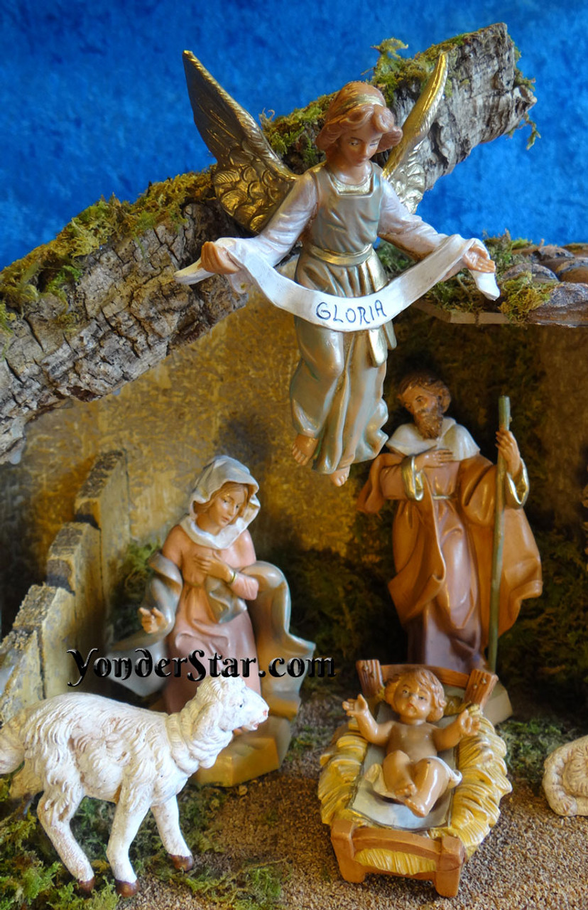 Fontanini Nativity Scene - 6 pc with Italian Stable 54425