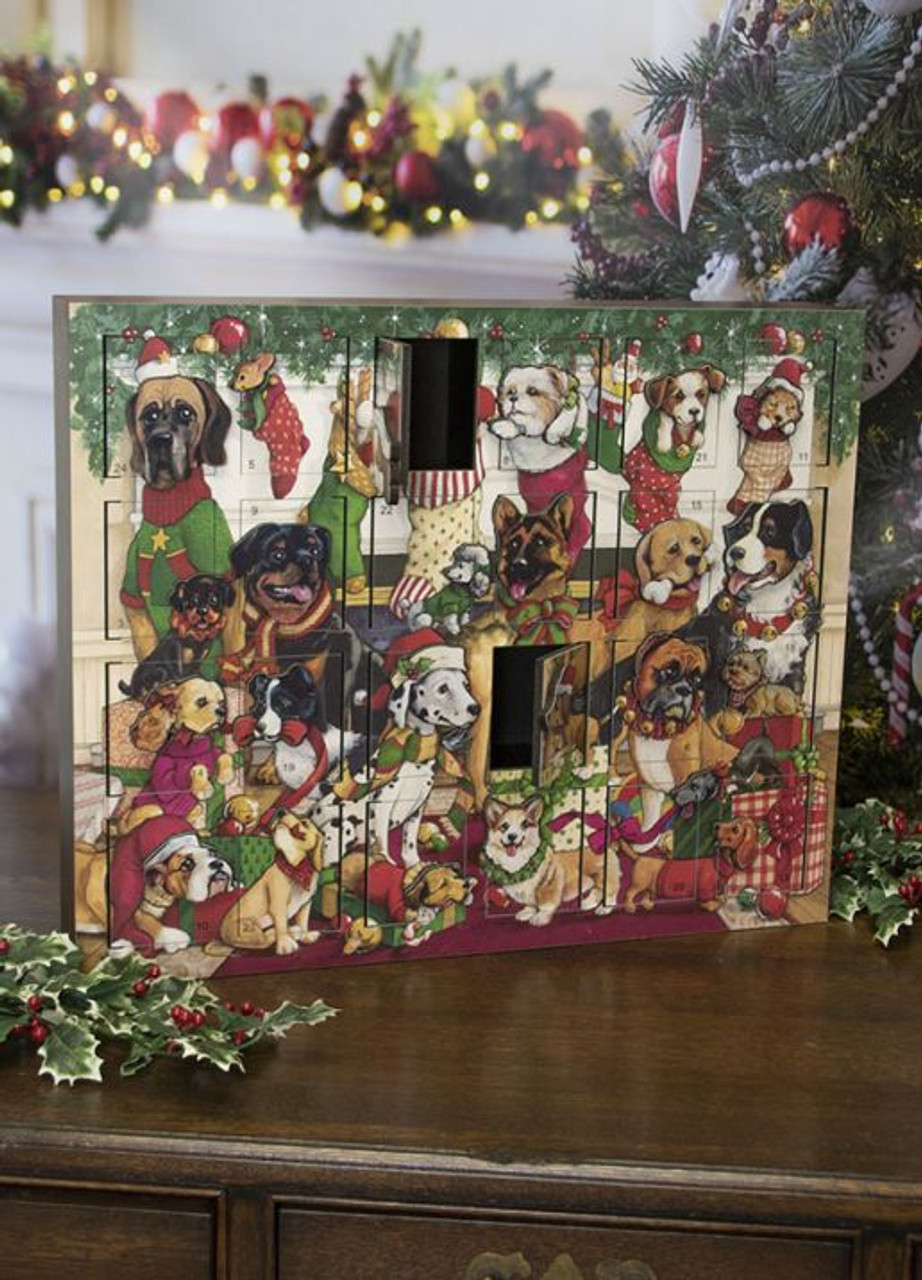 Dog Advent Calendar Yonder Star Wooden Advent Calendar w Dogs