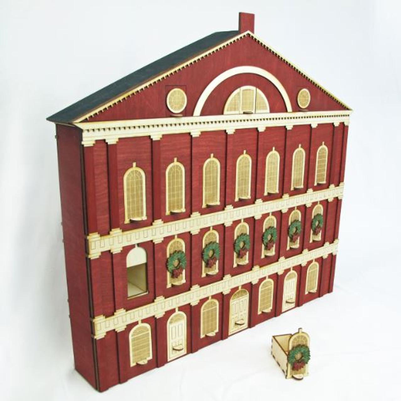 Wooden House Advent Calendar Boston S Faneuil Hall