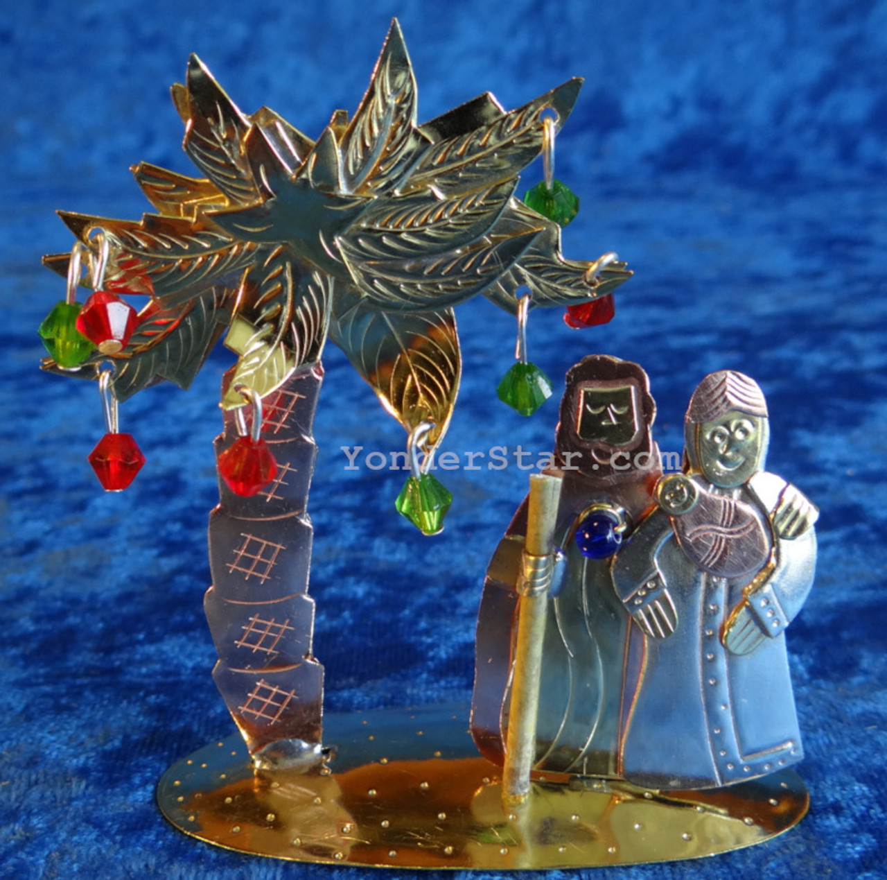 Thailand Palm Nativity Scene Yonder Star Christmas Shop LLC