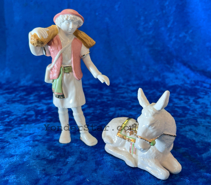 Boy w Donkey First Blessing Lenox Nativity Set - PRE-ORDER 2026