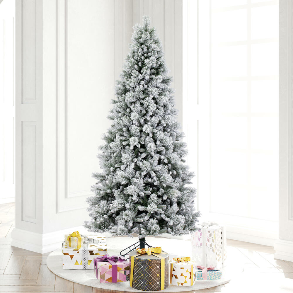 Flocked Jackson Pine Artificial Christmas Tree
