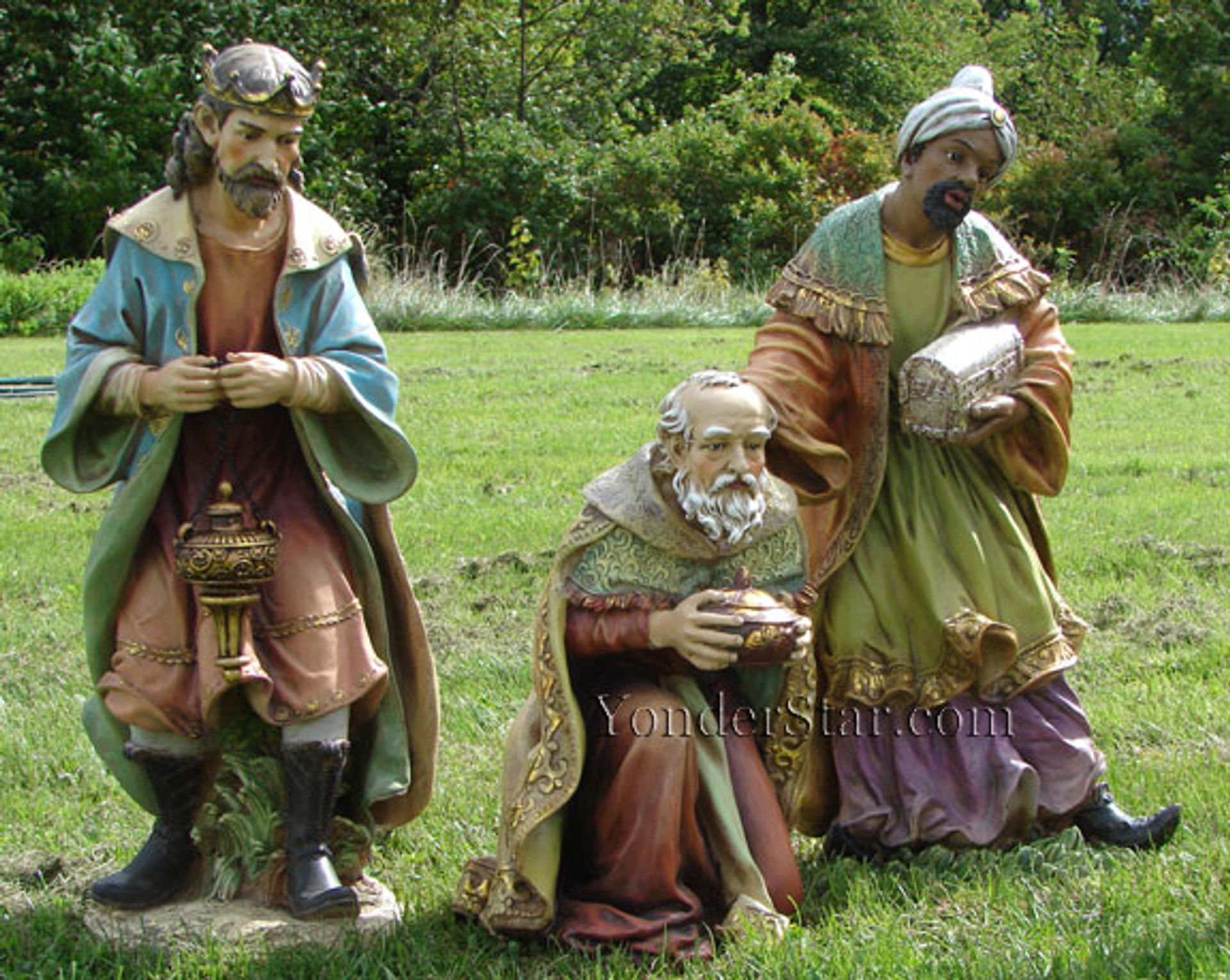 27" Three Kings for Full Color Outdoor Nativity Set s38010 Yonder