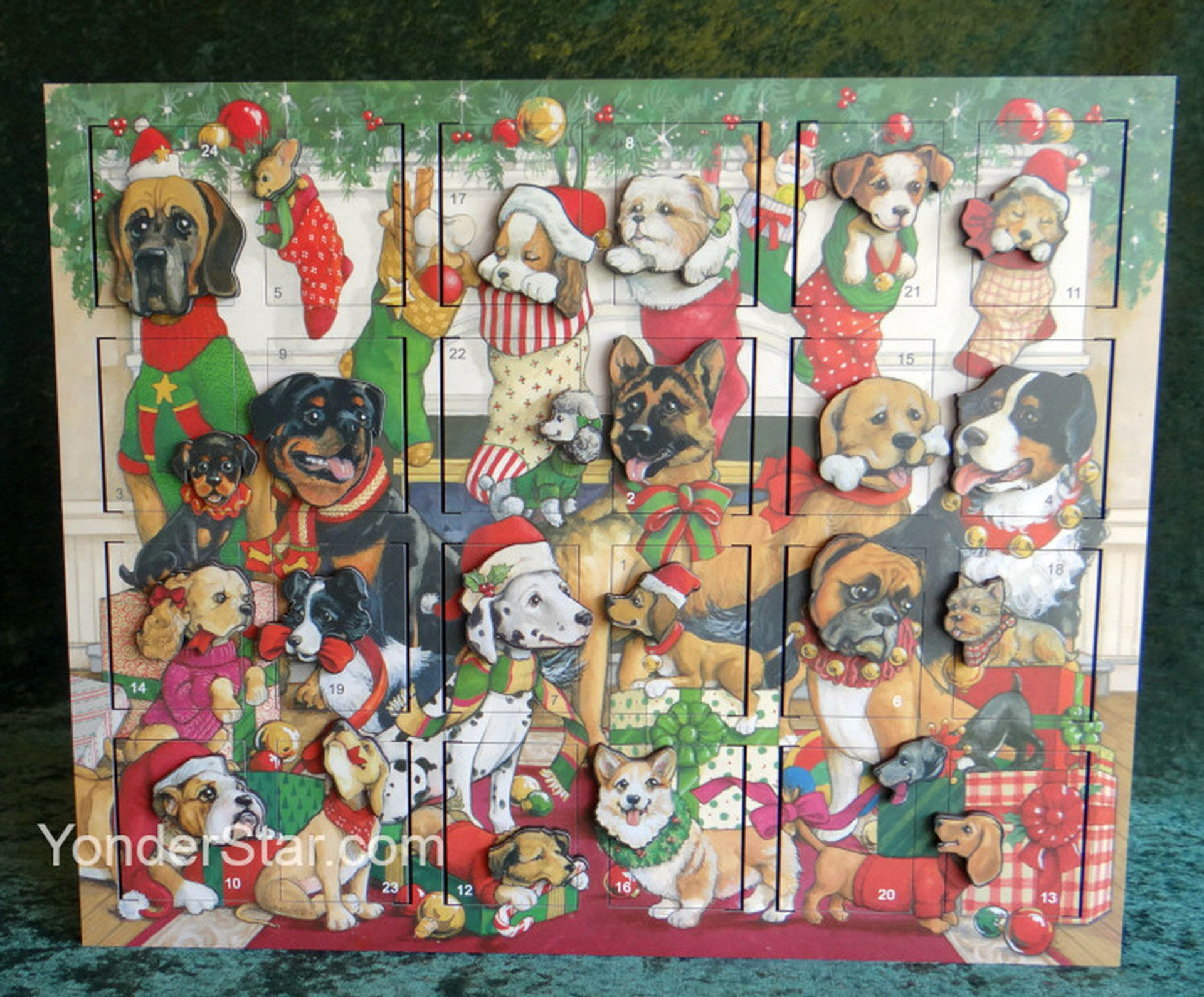 Wooden House Advent Calendar The Christmas Calendar