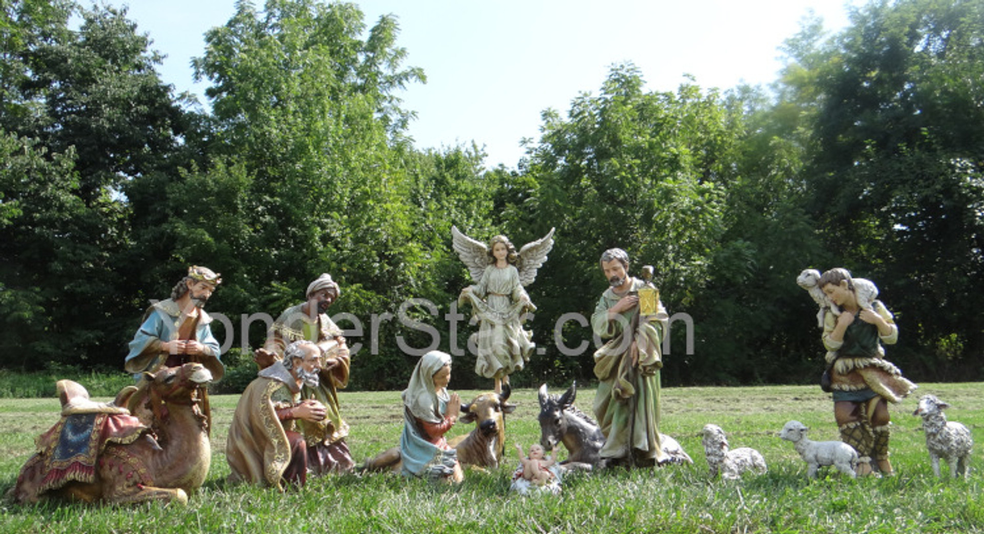 Large Outdoor Nativity Scene 6 pieces Joseph