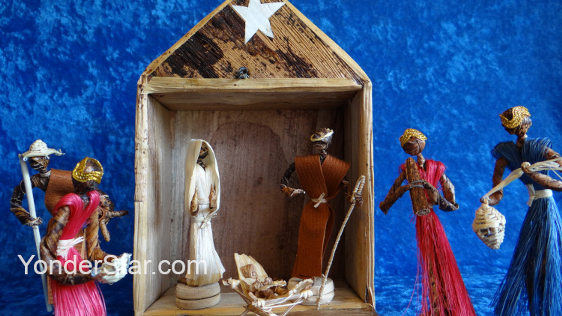 Banana Fiber Umbrella Nativity Democratic Republic of Congo Yonder