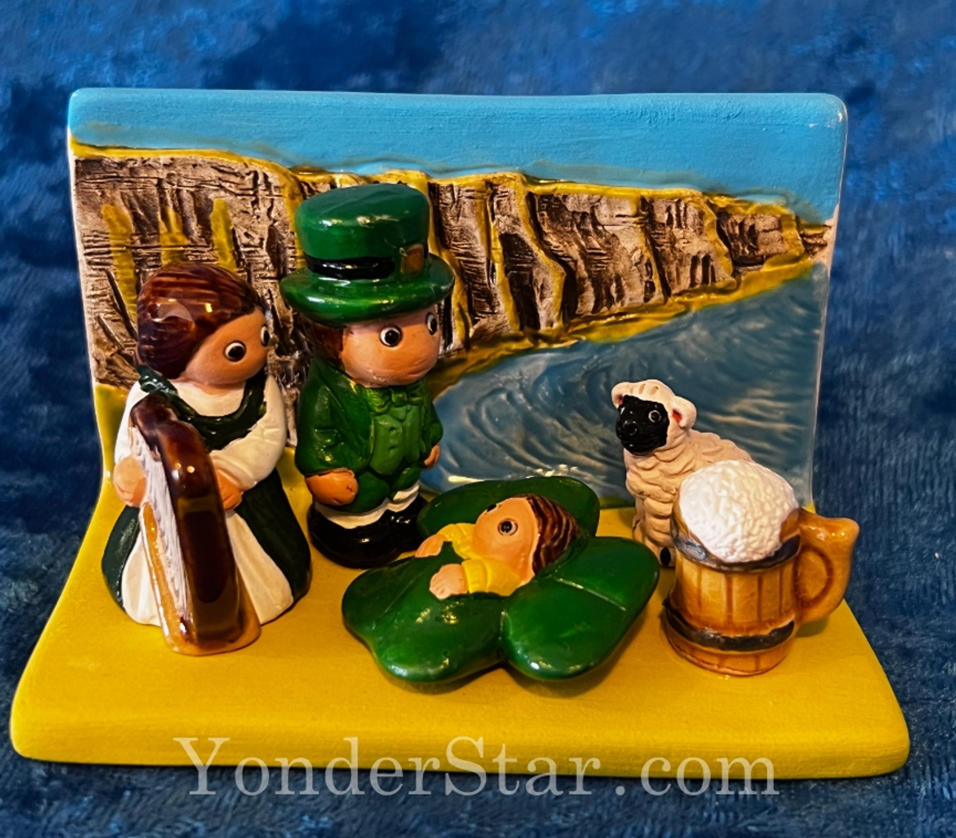 Irish Blessing Nativity Scene Fair Trade from Peru Yonder Star