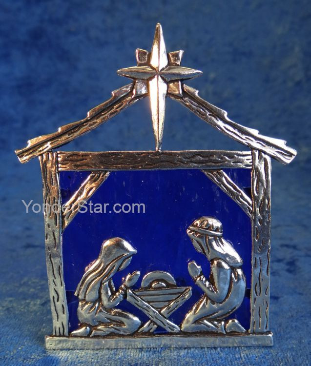 Pewter Nativity from Canada Yonder Star Nativity Scenes