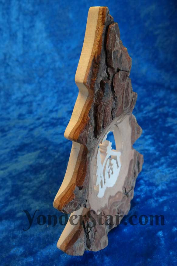 Wooden Nativity Scene from Poland Yonder Star Christmas Shop LLC