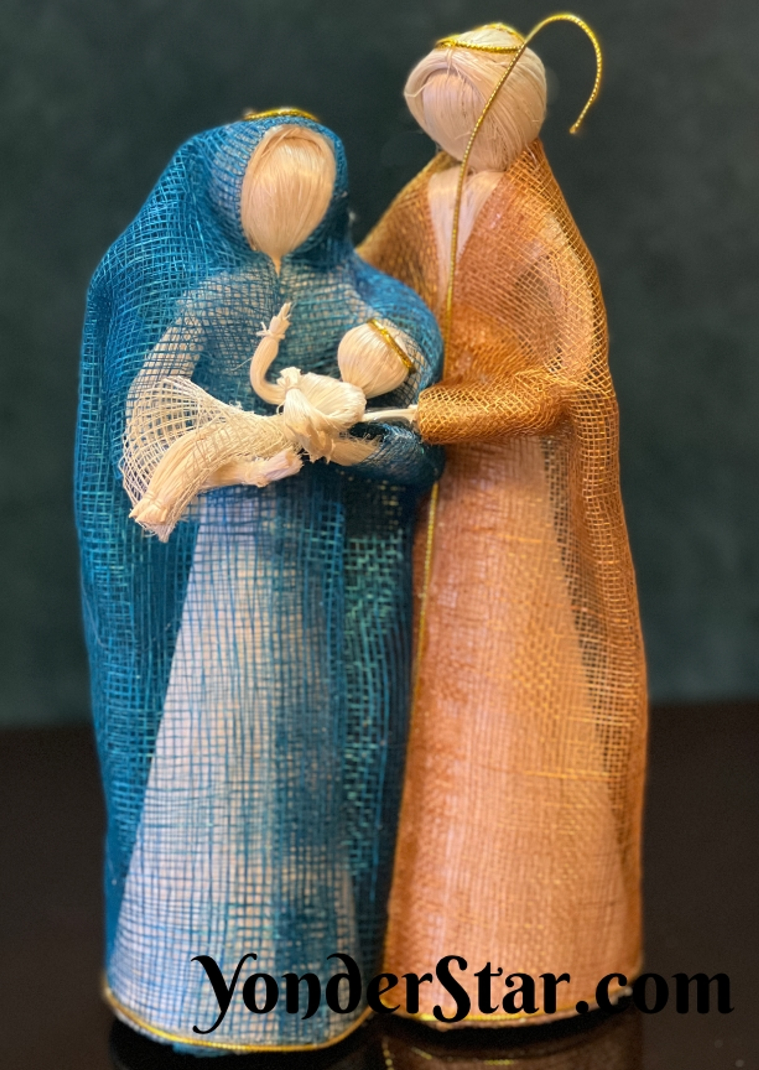 Brass Nativity Scene from India Yonder Star Christmas Shop LLC