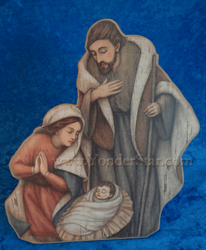 12" Holy Family Nativity Plaque by Joseph's Studio - 33055
