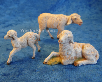 Sheep Family - 5" Fontanini Nativity Animals 51539