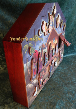 Heirloom Wooden Advent Calendar Heirloom Wooden Advent Calendar