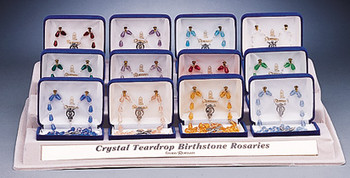 Crystal Birthstone Rosary Beads