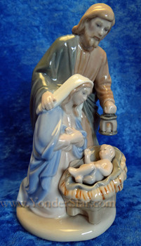Porcelain Holy Family Nativity Scene