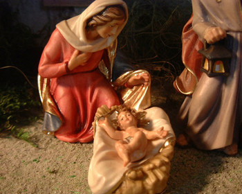 Nazarene Holy Family for LEPI Wooden Nativity