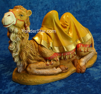 large nativity seated camel