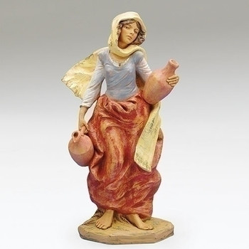 Judith - 18" Fontanini Nativity Villager - Woman with Amphoras