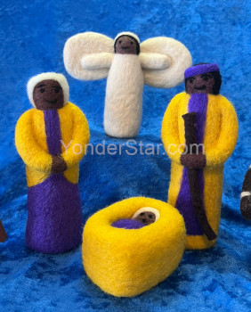 Hand made Nativity Lesotho