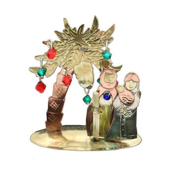 palm nativity scene Thailand