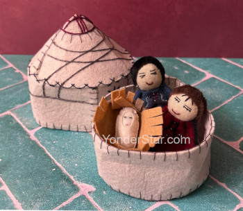 Nepalese Nativity Wool