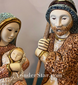 Uruguay ceramic nativity set