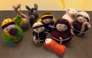 Republic of Georgia nativity set