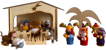 Nativity Scene with Stable - Made in Armenia