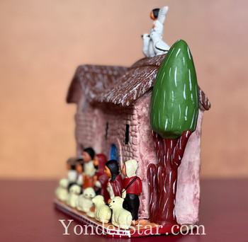 Adobe home nativity set