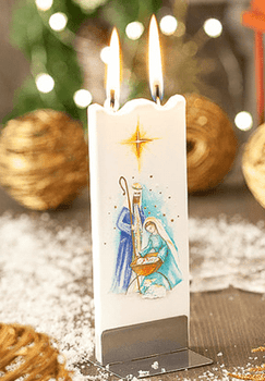 Lithuania nativity candle
