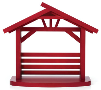 wooden nativity creche stable lenox first blessings