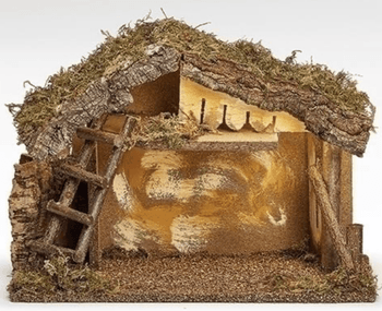 Fontanini wooden nativity stable