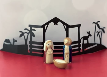 Pluto Design Holy Family Swedish nativity by Lotta Ahnström
