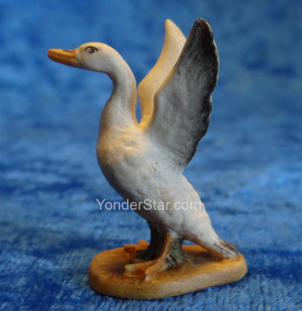 Goose Flying Reindl Handcarved Nativity