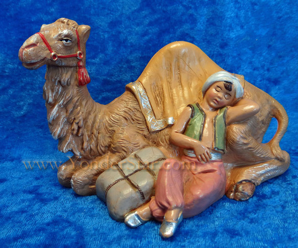 Cyrus - 5" Fontanini Nativity Boy w Camel 59801