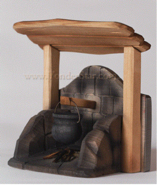 Swiss nativity hearth