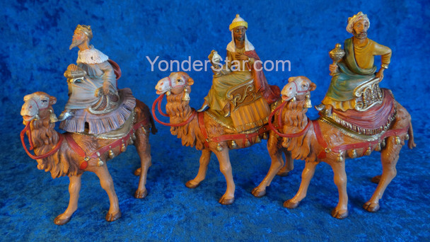 Kings on Camels - 5" Fontanini Nativity Wisemen Set 71514