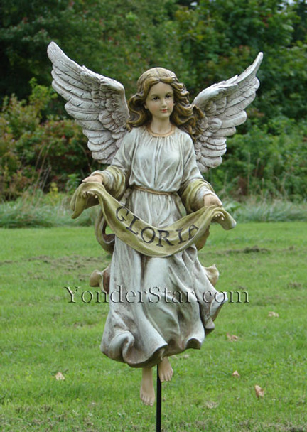 outdoor nativity angel