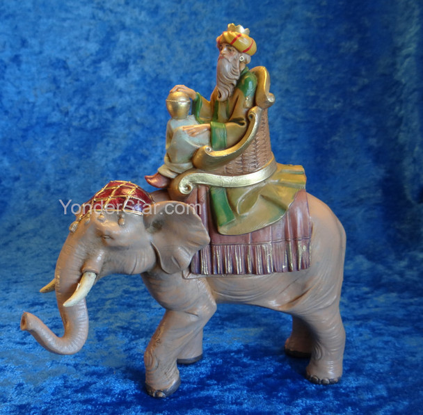 Gaspar on Elephant - 5" Fontanini Nativity Wiseman  65287