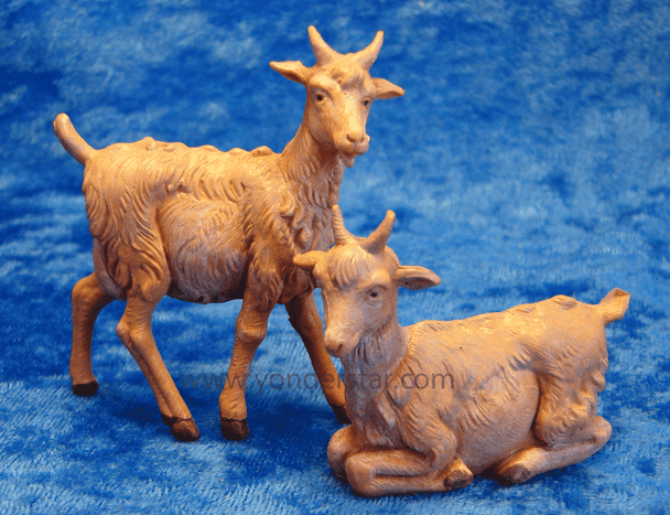 Goat Set of 2 - 5" Fontanini Nativity Animals 54030
